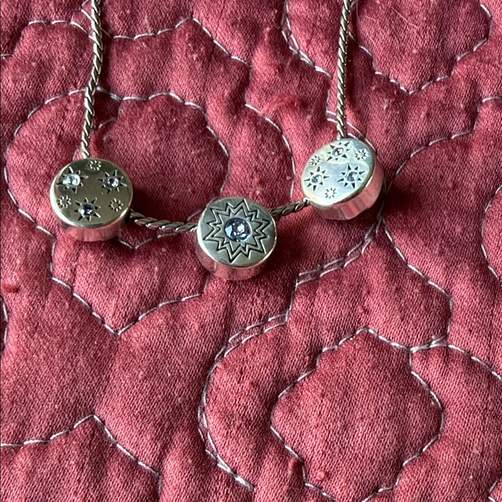 Brighton Halo Necklace with Blue and lavender Accents - Picture 7 of 8